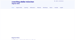 Desktop Screenshot of birke-coaching.de