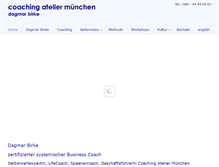 Tablet Screenshot of birke-coaching.de